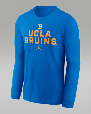 日本未発売 UCLA basketball jordan brand Tシャツ Men's Jordan Brand Light Blue UCLA Bruins Throwback T-Shirt